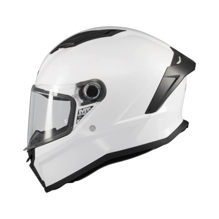 Kask integralny MT STINGER 2 PURE GLOSS PEARL WHITE biały