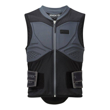 Kamizelka z protektorem pleców KNOX TRACK VEST czarny szary