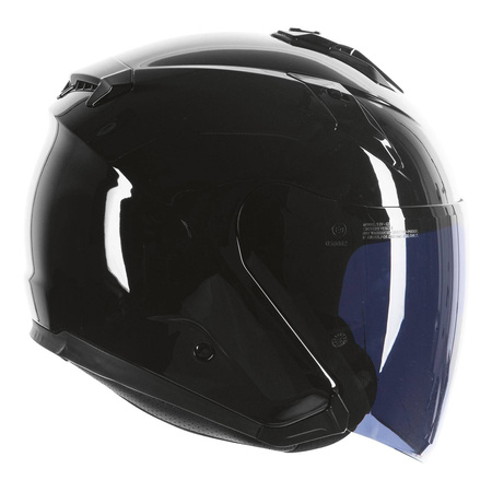 Kask otwarty OZONE CT-01 BLACK czarny