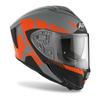 Kask integralny AIROH SPARK RISE ORANGE MATT szary pomarańczowy czarny