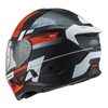 Kask szczękowy NZI COMBI 3 DUO METRIC BLACK RED MATT czarny czerwony