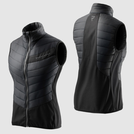 Kurtka tekstylna damska REBELHORN HARDY 3.0 LADY BLACK/GREY/FLUO YELLOW czarny szary żółty fluo