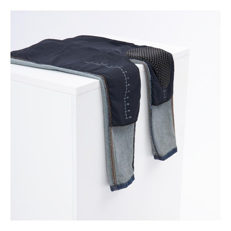 Jeansy motocyklowe REBELHORN NOMAD TAPERED FIT WASHED BLACK czarny