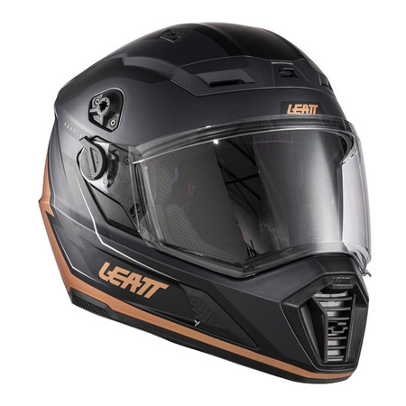 Kask cross z goglami LEATT ADV 7.5 BLACK/BRONZE czarny brązowy