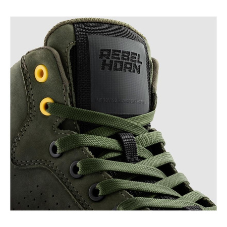 Trampki motocyklowe REBELHORN SPIKE OLIVE zielony