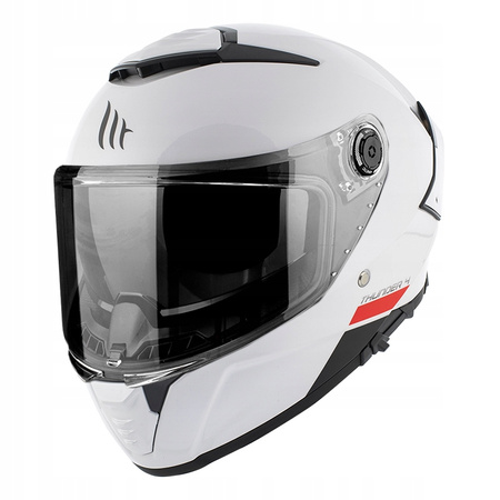 Kask integralny MT THUNDER 4 SV SOLID GLOSS PEARL WHITE biały