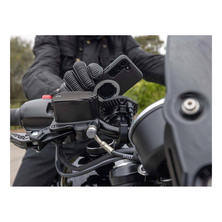 Głowica QUAD LOCK wodoodporna z ładowarką indukcyjną 12-24V (V2) czarny