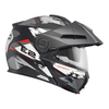 Kask szczękowy SCHUBERTH E2 ECE TRAIL GREY biały szary czerwony