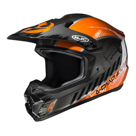 Kask cross HJC CS-MX-II REBEL X-WING STAR WARS SILVER/ORANGE srebrny pomarańczowy