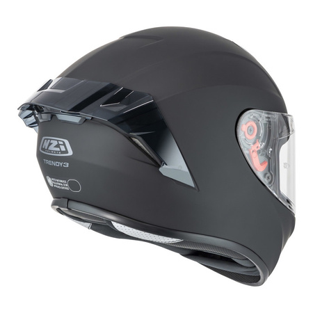 Kask integralny NZI TRENDY MATT BLACK czarny mat