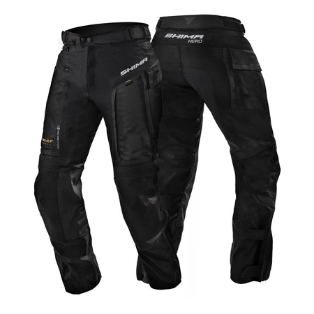 Spodnie tekstylne SHIMA HERO BLACK czarny
