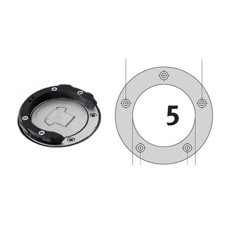 Mocowanie TANK RING SW MOTECH EVO BMW F650ST/ENDURO 5 ŚRUB BLACK czarny