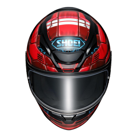 Kask integralny SHOEI NXR2 FORTRESS TC-1 czerwony czarny niebieski