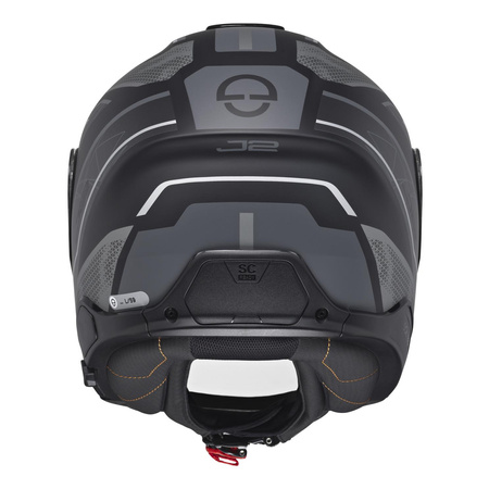 Kask otwarty SCHUBERTH J2 ECE SIGMA GREY czarny szary