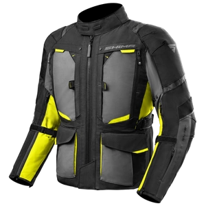 Kurtka tekstylna SHIMA HERO 2.0 MEN FLUO czarny szary żółty fluo