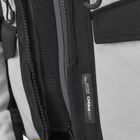 Kurtka tekstylna SHIMA DUNE FLUO czarny szary żółty fluo