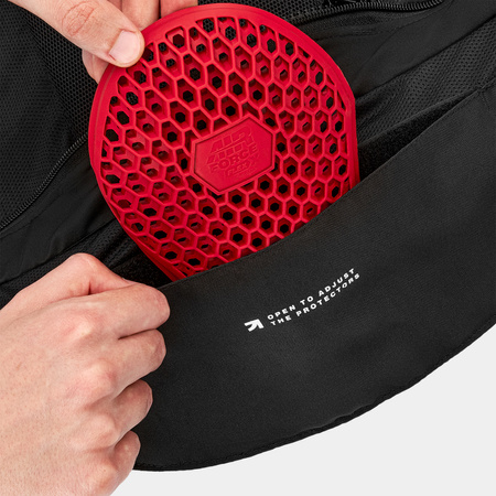 Kurtka tekstylna SHIMA SOLID 2.0 BLACK/WHITE czarny biały