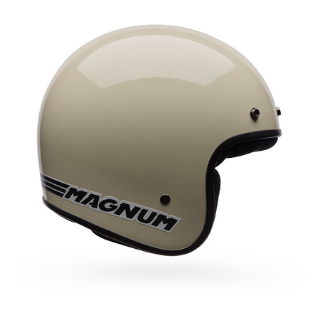 Kask otwarty BELL MAGNUM SOLID VINTAGE WHITE biały