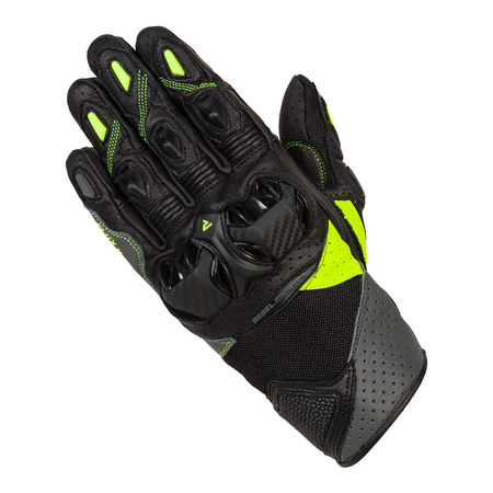 Rękawice sportowe REBELHORN FLUX II BLACK/FLO YELLOW czarny szary żółty fluo