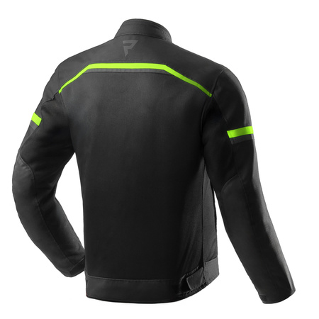 Kurtka tekstylna REBELHORN ECHO BLACK/FLUO YELLOW czarny żółty fluo