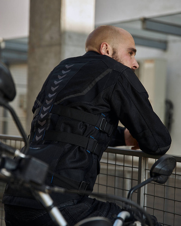 Kurtka tekstylna REBELHORN SCANDAL BLACK czarny