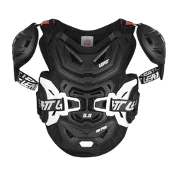 Buzer LEATT CHEST PROTECTOR 5.5 PRO HD BLACK czarny biały