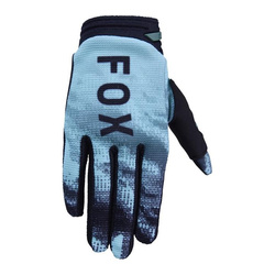 Rękawice cross dziecięce FOX JUNIOR 180 KAIROS TURQUOISE niebieski czarny