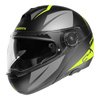 Kask szczękowy SCHUBERTH C4 PRO ECE MERAK YELLOW czarny szary żółty fluo