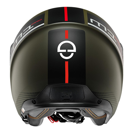 Kask otwarty SCHUBERTH M1 PRO ECE MERCURY GREEN zielony czerwony biały czarny