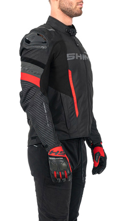 Kurtka tekstylna SHIMA SOLID 2.0 RED czarny czerwony