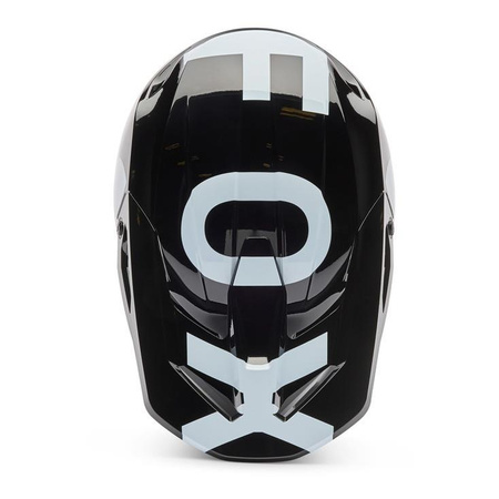 Kask cross dziecięcy FOX JUNIOR V1 SHIELD BLACK czarny