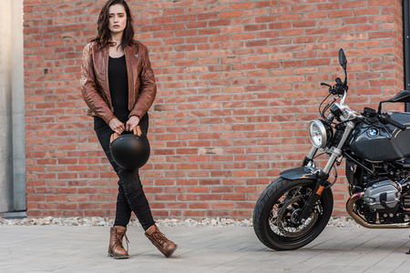 Buty motocyklowe damskie SHIMA THOMSON LADY BROWN brązowy