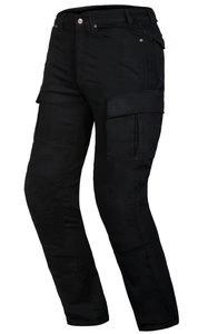 Jeansy motocyklowe OZONE SHADOW II BLACK czarny