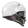 Kask otwarty z wpinaną szczęką HJC I20N SOLID PEARL WHITE biały