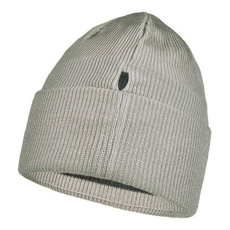 Czapka zimowa BUFF CROSSKNIT HAT SOLID LIGHT GREY