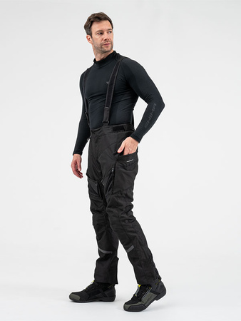 Spodnie tekstylne SHIMA RUNNER BLACK czarny