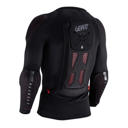Koszulka z ochraniaczami LEATT REAFLEX STEALTH czarny