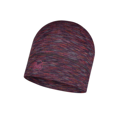 Czapka zimowa BUFF LIGHTWEIGHT MERINO WOOL SHALE GREY MULTI STRIPES