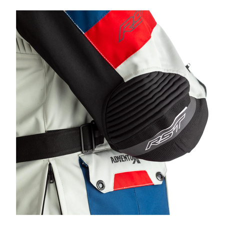 Kurtka tekstylna RST PRO SERIES ADVENTURE X CE ICE/BLUE/RED/BLACK czarny szary niebieski granatowy czerwony