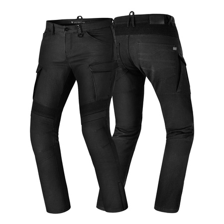 Jeansy motocyklowe SHIMA GIRO 2.0 MEN BLACK czarny