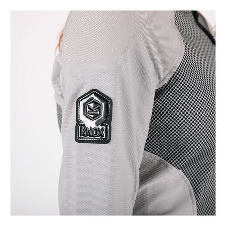 Kurtka tekstylna damska KNOX TOR LADY LIGHT GREY szary