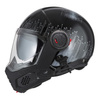Kask szczękowy NZI MINIMOD META BLACK SILVER czarny srebrny