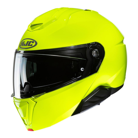 Kask szczękowy HJC I91 FLUORESCENT GREEN zielony fluo