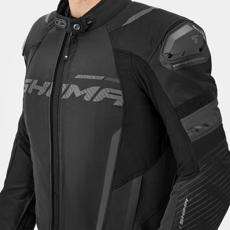 Kurtka tekstylna SHIMA SOLID 2.0 BLACK czarny