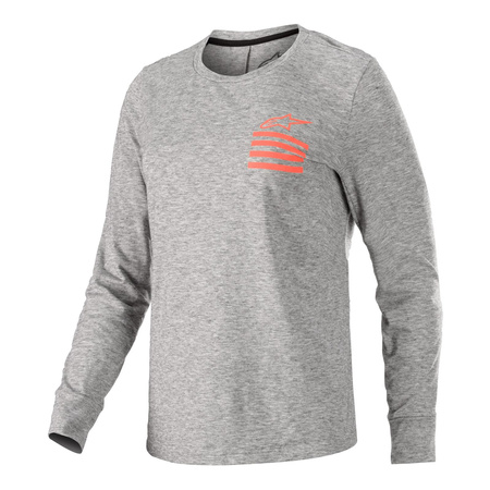 Koszulka rowerowa damska ALPINESTARS MERINO LADY GREY/CORAL szary pomarańczowy