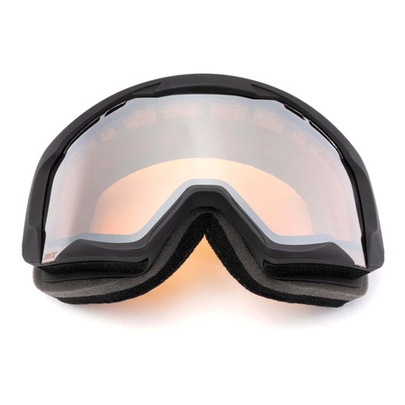 Gogle motocyklowe IMX SNOW BLACK MATT/BLACK SZYBA PODWÓJNA CLEAR + BROWN czarny