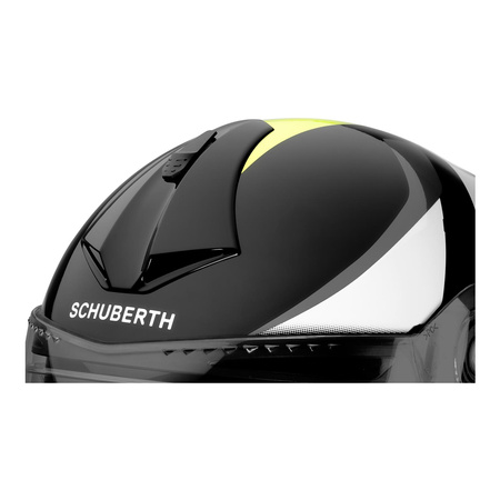 Kask szczękowy SCHUBERTH C3 PRO ECE SESTANTE YELLOW czarny biały żółty fluo