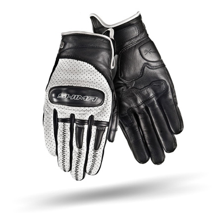 Rękawice miejskie SHIMA CALIBER WHITE biały czarny