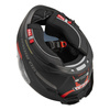 Kask integralny NZI GO RIDER STREAM DUO SOLID BLACK RED MATT czarny czerwony