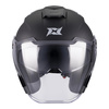 Kask otwarty AXXIS BLAZER SV SOLID A1 MATT BLACK czarny mat